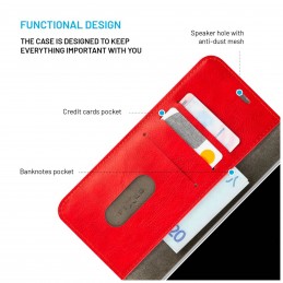 Fixed Opus | Book Case | Samsung | Galaxy A36 5G/A56 5G | Leather | Red