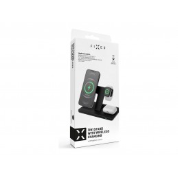 Fixed | MagPowerstation 3-in-1 wireless charging stand with MagSafe mount support | FIXMPOS-BK