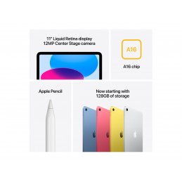 Apple iPad 11" A16 Wi-Fi + Cellular 256GB - Pink | Apple