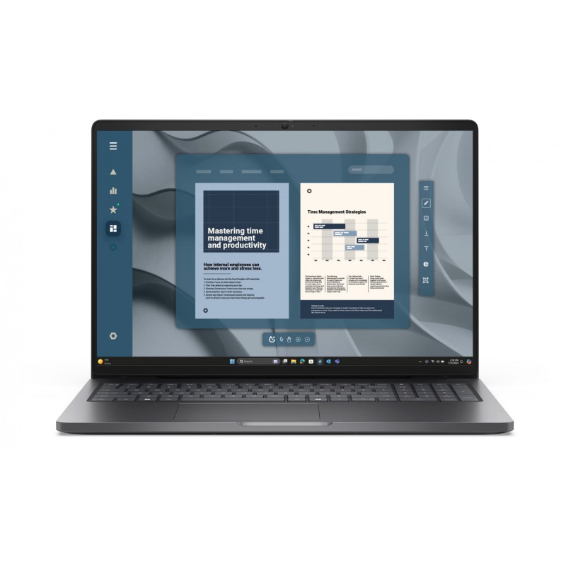 Dell Pro 16 PC16255 | 16 " | IPS | FHD+ | 1920 x 1200 pixels | Anti-glare | AMD Ryzen 5 PRO | 230 | 16 GB | DDR5 | Solid-state d