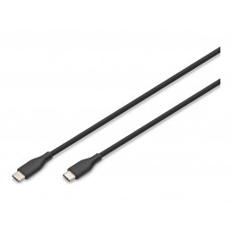 Digitus Silicone connection cable, 0.5 m | AK-300341-005-S | USB-C to USB-C