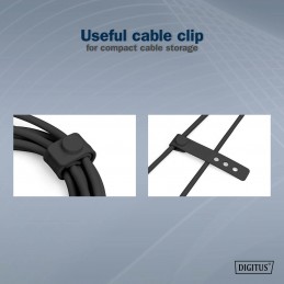Digitus Silicone connection cable, 0.5 m | AK-300341-005-S | USB-C to USB-C