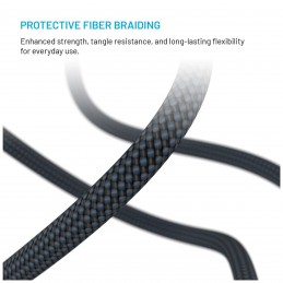 Fixed | Magnetic Braided Cable USB-C/USB-C, USB 2.0, Gray | FIXDBM-CC12-GR