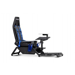 Next Level Racing Boeing Commercial Edition Flight Simulator | Blue highlights