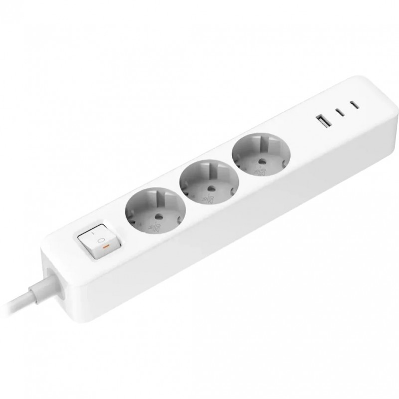 Xiaomi 20W Power Strip (2C1A) EU | Sockets quantity 3
