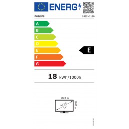Philips | 24E2N1110/00 | 24 " | IPS | FHD | 16:9 | 120 Hz | 4 ms | 1920 x 1080 pixels | 300 cd/m | HDMI ports quantity 1 | Black
