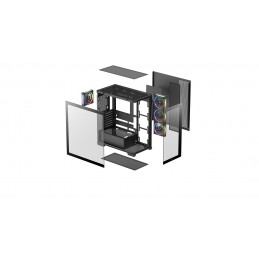 Deepcool Case | CG580 4F V2 | Black | ATX | Power supply included No