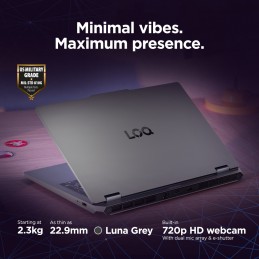 Lenovo LOQ 15IRX10 | Luna Grey | 15.6 " | IPS | FHD | 1920 x 1080 pixels | Anti-glare | Intel Core i5 | i5-13450HX | 16 GB | SO-