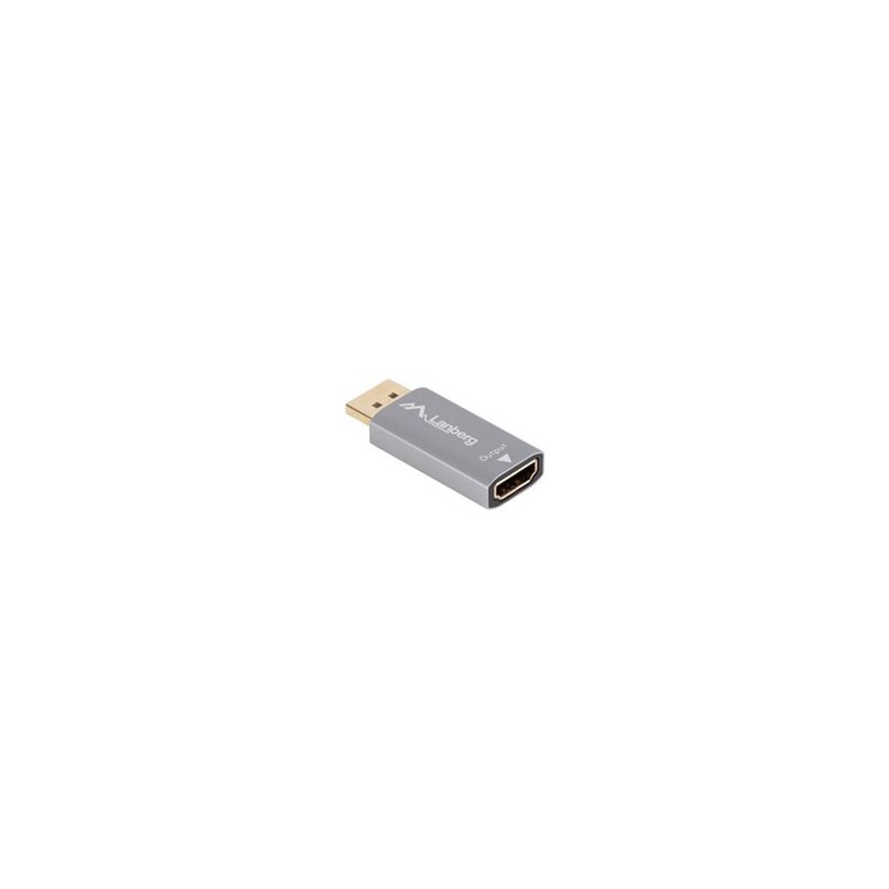 Lanberg Displayport (M)- HDMI(F) Adapter 4K, Silver
