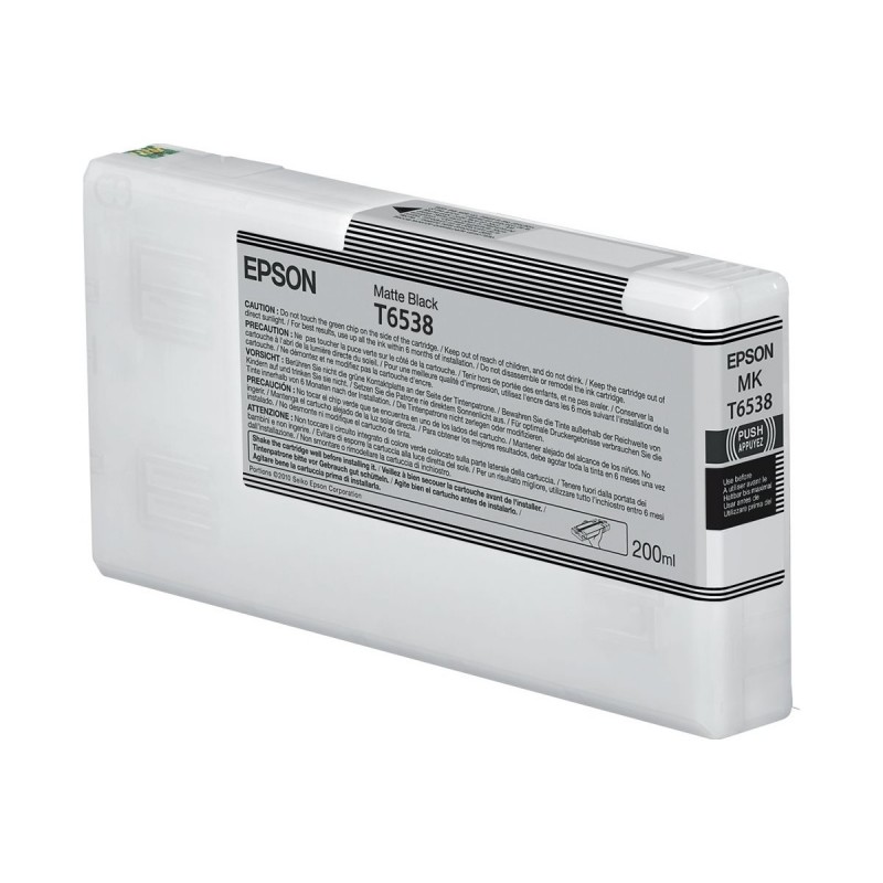 EPSON T65380N Matte Black Ink Cartridge (200ml) | Epson C13T65380N | Epson UltraChrome High Dynamic Range | Matte black