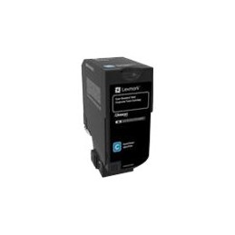 Lexmark Corporate | 74C2SCE | Laser Toner Cartridge | Cyan