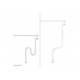 Neomounts ADS06-131WH Cable spine - clamp-on design - universal, White | Neomounts