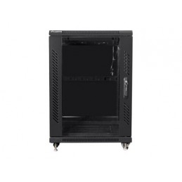 Lanberg | Rack cabinet 19" free-standing 15U/600x600 (flat pack) | FF01-6615-12B | Black