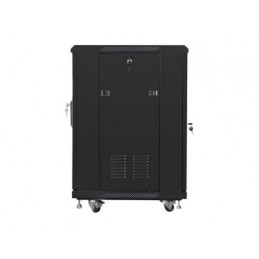 Lanberg | Rack cabinet 19" free-standing 15U/600x600 (flat pack) | FF01-6615-12B | Black