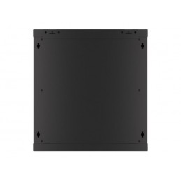Lanberg | Rack cabinet 19" wall-mount 12U/600x450 for self-assembly with metal door (flat pack) | WF01-6412-00B | Black