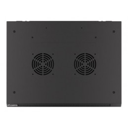 Lanberg | Rack cabinet 19" wall-mount 12U/600x450 for self-assembly with metal door (flat pack) | WF01-6412-00B | Black