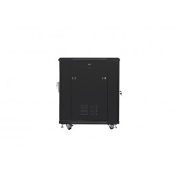 Lanberg | Rack cabinet 19" free-standing 15U/600x800 (flat pack) with mesh door | FF01-6815-23B | Black