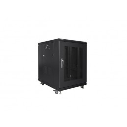 Lanberg | Rack cabinet 19" free-standing 15U/600x800 (flat pack) with mesh door | FF01-6815-23B | Black