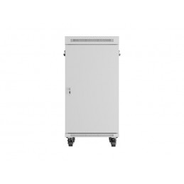 Lanberg | Rack cabinet 19" free-standing 22U/600x800 (flat pack) with glass door | FF01-6822-12SL | Grey