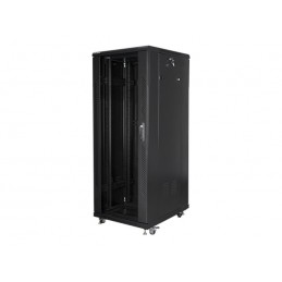 Lanberg | Rack cabinet 19" free-standing 32U/600x800 (flat pack) | FF01-6832-12B | Black