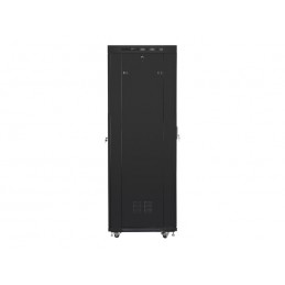Lanberg | Rack cabinet 19" free-standing 42U/800x800 (flat pack) with glass door, LCD | FF01-8842-12BL | Black