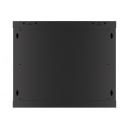 Lanberg | Rack cabinet 19" wall-mount 9U/600x450 for self-assembly with metal door (flat pack) | WF01-6409-00B | Black