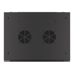 Lanberg | Rack cabinet 19" wall-mount 9U/600x450 for self-assembly with metal door (flat pack) | WF01-6409-00B | Black