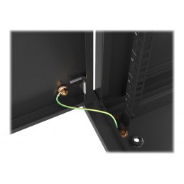 Lanberg | Rack cabinet 19" wall-mount 9U/600x450 for self-assembly with metal door (flat pack) | WF01-6409-00B | Black