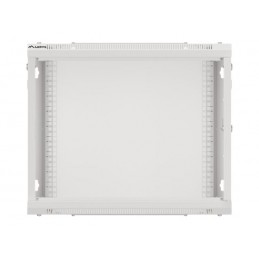 Lanberg | Rack cabinet 19" wall-mount 9U/600x600 (flat pack) for self-assembly with metal door | WF01-6609-00S | Grey