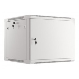 Lanberg | Rack cabinet 19" wall-mount 9U/600x600 (flat pack) for self-assembly with metal door | WF01-6609-00S | Grey