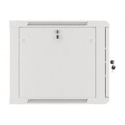 Lanberg | Rack cabinet 19" wall-mount 9U/600x600 (flat pack) for self-assembly with metal door | WF01-6609-00S | Grey