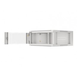 Lanberg | Rack cabinet 19" wall-mounted 4U 600 fast assembly (flat pack) | WFFA-5604-10S | Grey