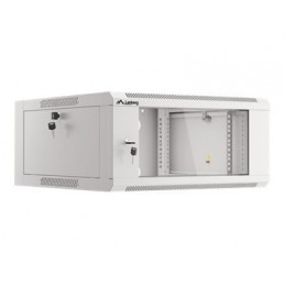 Lanberg | Rack cabinet 19" wall-mounted 4U 600 fast assembly (flat pack) | WFFA-5604-10S | Grey
