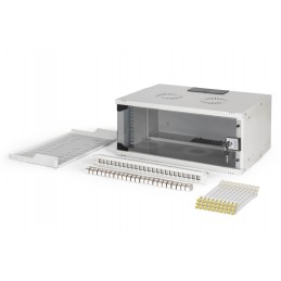 Digitus SOHO Pro network set, 483 mm (19"), 4U, 540 x 400 mm | DN-49200-SET | Light Grey