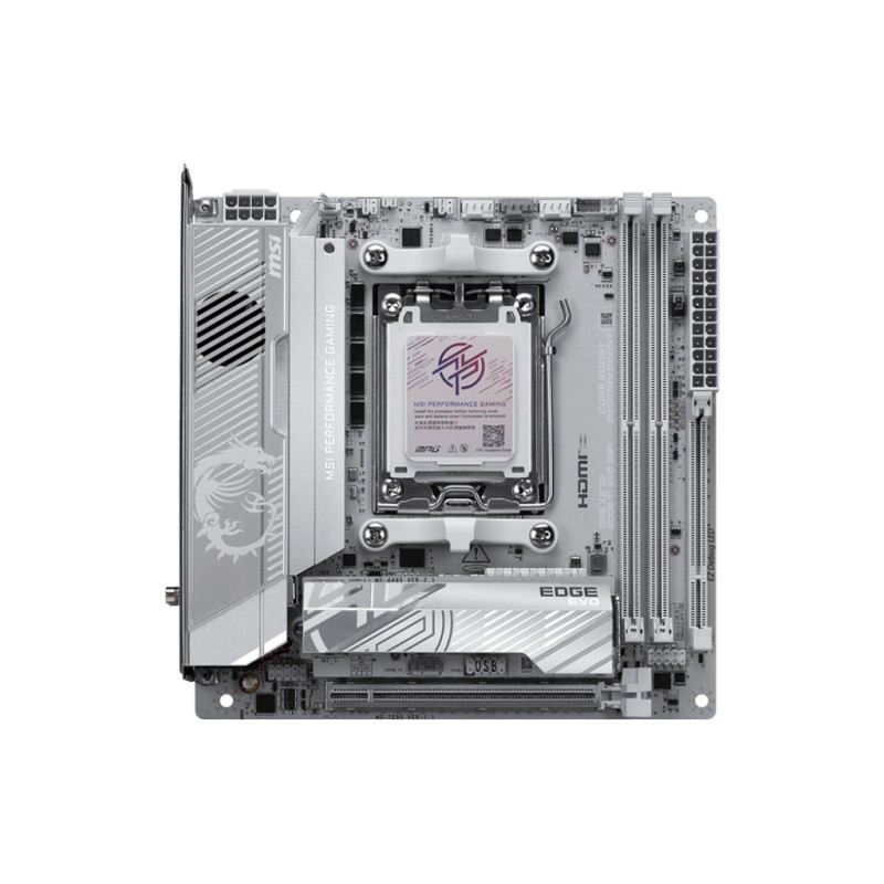 MSI MPG X870I EDGE TI EVO WIFI | Processor family AMD | Processor socket AM5 | DDR5 | Supported hard disk drive interfaces SATA,