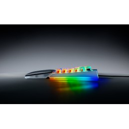 Razer Hot-swappable Mechanical Gaming Keyboard | BlackWidow V4 75% | Gaming Keyboard | Wired | US | Phantom White Edition | USB 