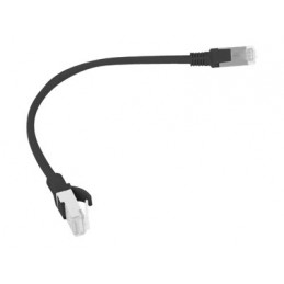 Lanberg | Patchcord CAT.6 UTP fluke passed | PCU6-10CC-0025-BK | 0.25 m | Black