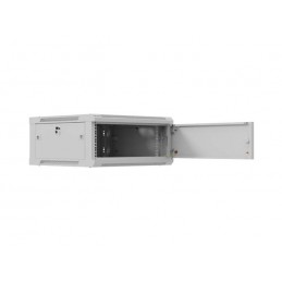Lanberg Wall mounted installation cabinet 19" 4U 600X600 | WF01-6604-00S | Grey