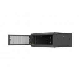 Lanberg Wall mounted installation cabinet 19" 4U 600X600 | WF01-6604-23B | Black