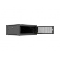 Lanberg Wall mounted installation cabinet 19" 4U 600X600 | WF01-6604-23B | Black