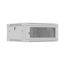 Lanberg Wall mounted installation cabinet 19" 4U 600X600 | WF01-6604-23S | Grey