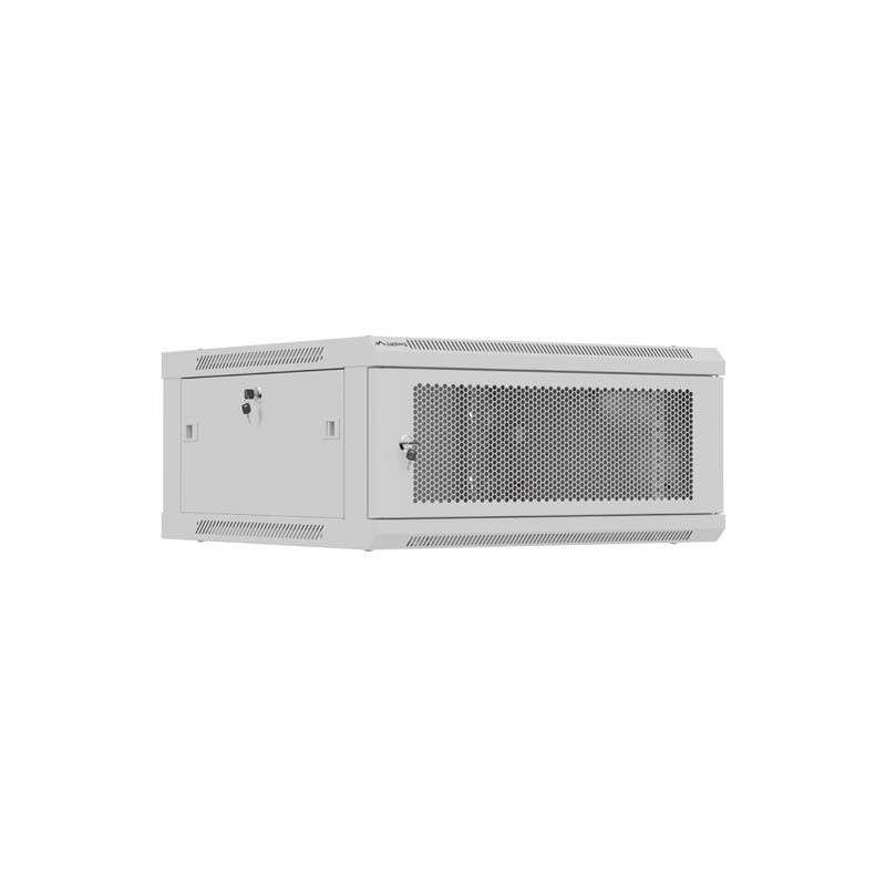 Lanberg Wall mounted installation cabinet 19" 4U 600X600 | WF01-6604-23S | Grey