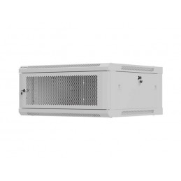 Lanberg Wall mounted installation cabinet 19" 4U 600X600 | WF01-6604-23S | Grey