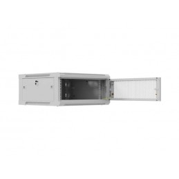 Lanberg Wall mounted installation cabinet 19" 4U 600X600 | WF01-6604-23S | Grey