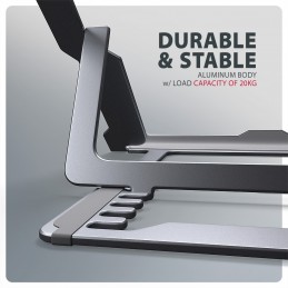 AXAGON STND-LAG stand for laptops and tablets | Adjustable Height, Angle | 10-17.3 " | Maximum weight (capacity) 20 kg | Grey