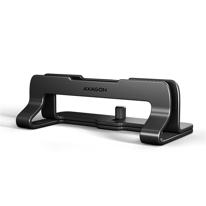 AXAGON STND-VB vertical stand for laptops and tablets | Adjustable width | 10-17.3 " | Black