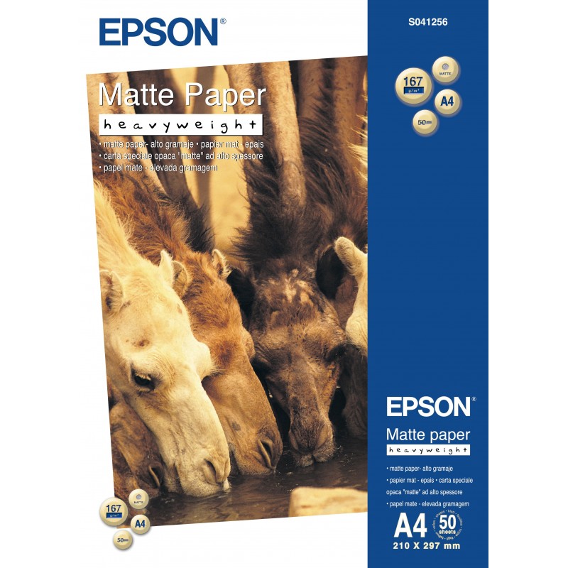 Matte Paper Heavy Weight, DIN A4, 167g/m , 50 Sheets