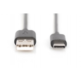 Digitus USB Type-C connection cable, type USB-A - USB-C | AK-300154-010-S