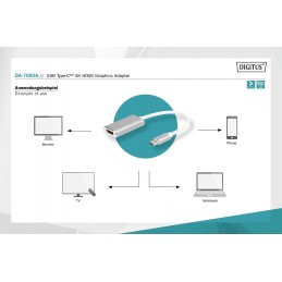 Digitus USB-C 3.2 Gen 1 to HDMI Graphic Adapter | DA-70836