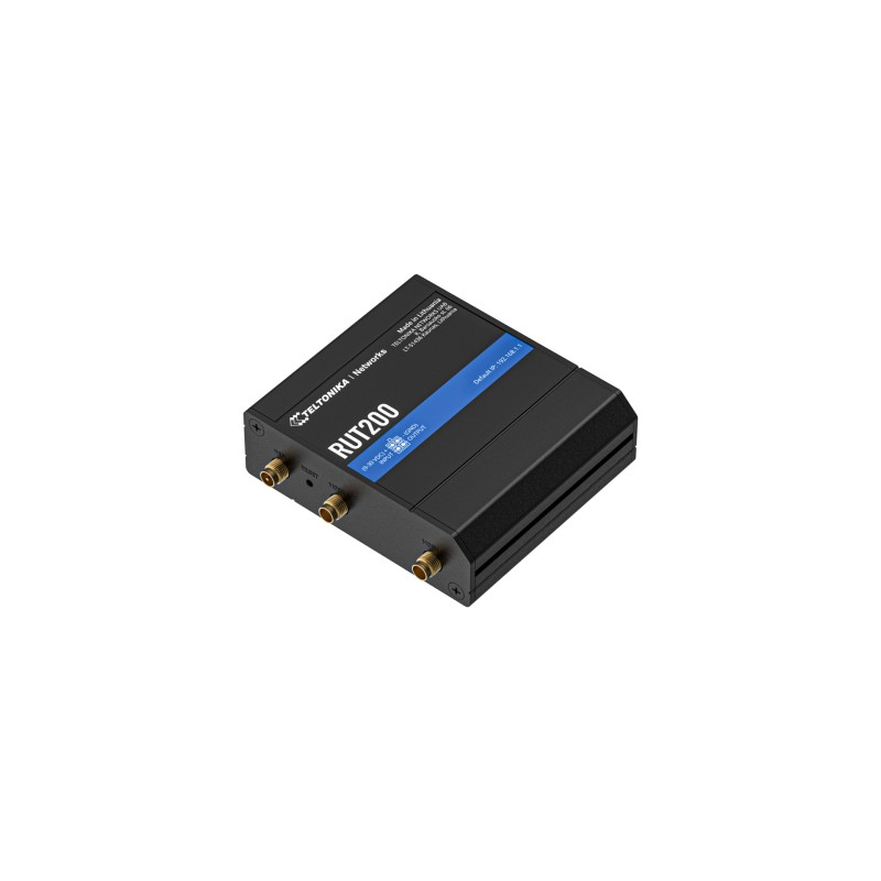 Teltonika LTE Cat 4 Router | RUT200 | 802.11n | 10/100 Mbit/s | Ethernet LAN (RJ-45) ports 2 | Mesh Support No | MU-MiMO No | No